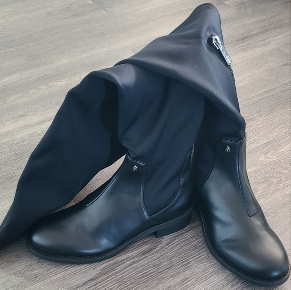 ARMANI EXCHANGE OVER THE KNEE BOOTS - Picture 5 of 15